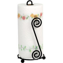 Black Scroll Paper Towel Holder